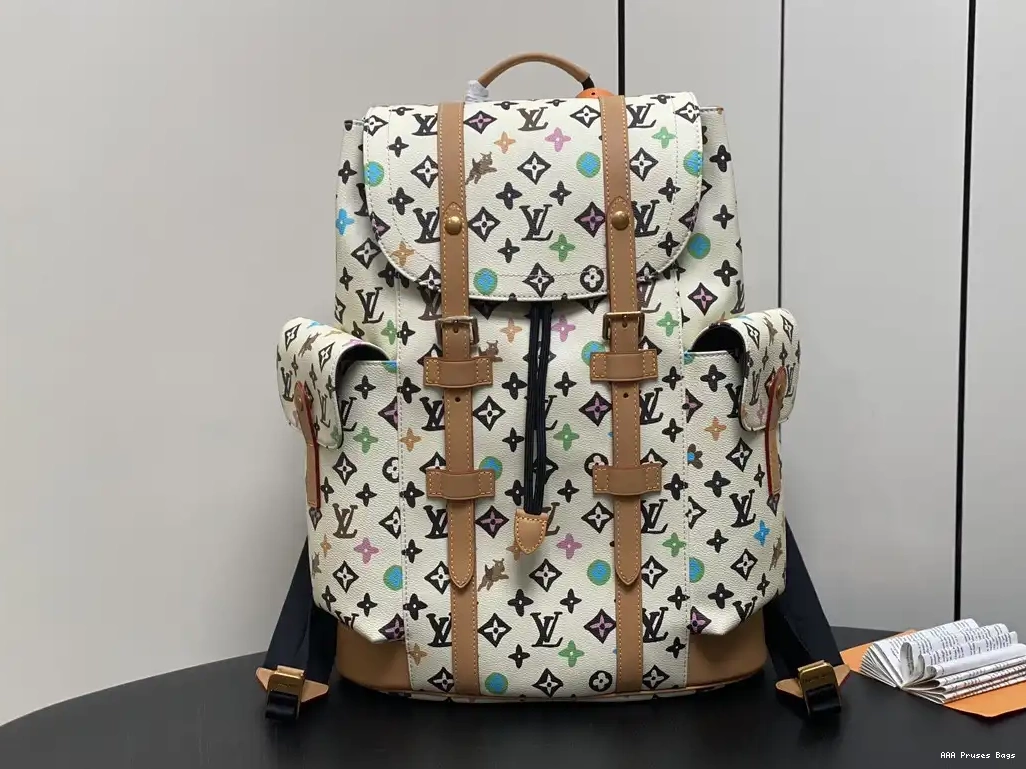 AAA Pruses Bags VUITTON CHRISTOPHER LOUIS Backpack-41*48*13CM 0603